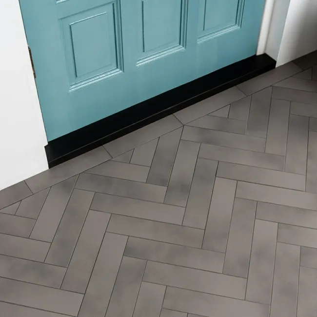 Chatham Dark Grey Matt Brick Wall and Floor Tiles