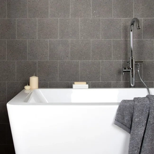 Dollymixx Patina Dark Grey Matt Terrazzo Wall and Floor Tiles