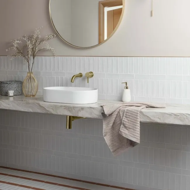 Hamlet White Porcelain Matt Metro Wall and Floor Tiles