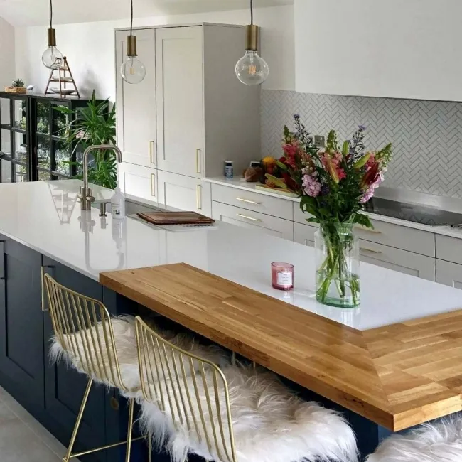 Pixel White Herringbone Matt 22x73 Mosaic Tiles