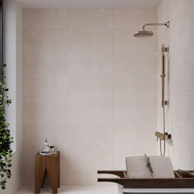 Clovelly White Marble Effect Matt Wall Tiles