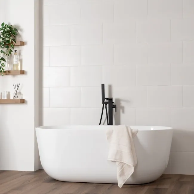 Innocence White Smooth Matt Plain Wall Tiles