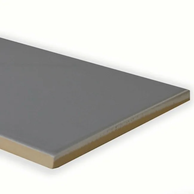 Linear Grey Gloss Brick Shape Wall Tiles 300x100