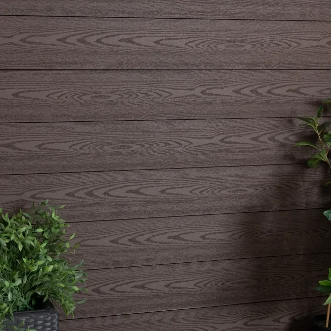 LuxeLine Composite Classic Fence Slats 180cm - Walnut (Pack of 2)