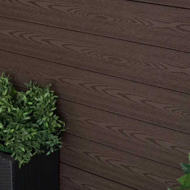 LuxeLine Composite Classic Fence Slats 180cm - Walnut (Pack of 2)