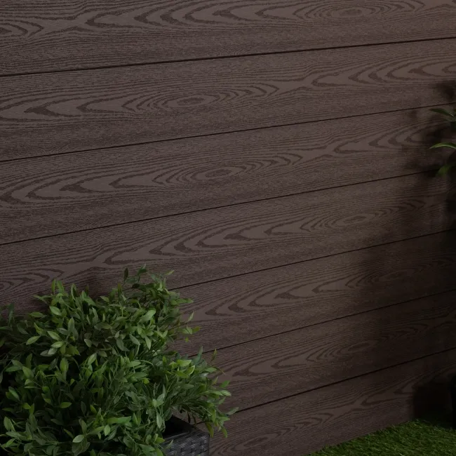 LuxeLine Composite Classic Fence Slats 180cm - Walnut (Pack of 2)