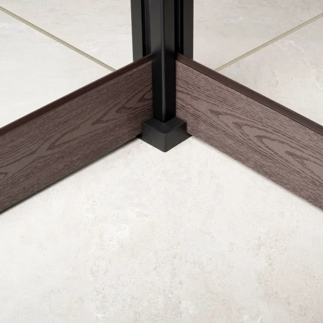 LuxeLine Composite Classic Fence Slats 180cm - Walnut (Pack of 2)