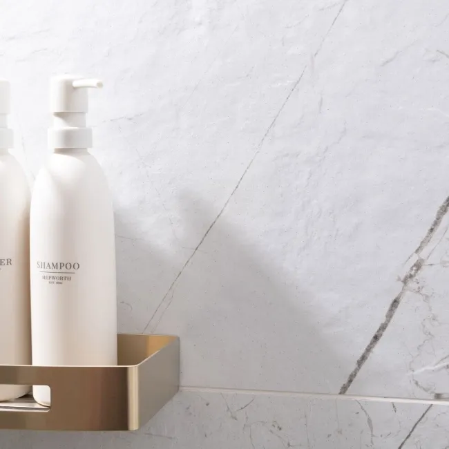 Eterna Marble White Marble Effect Wall and Floor Tiles