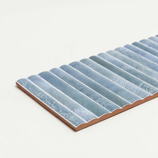 Meraki Blue Gloss Kitt-Kat Mosaic Effect Wall Tiles