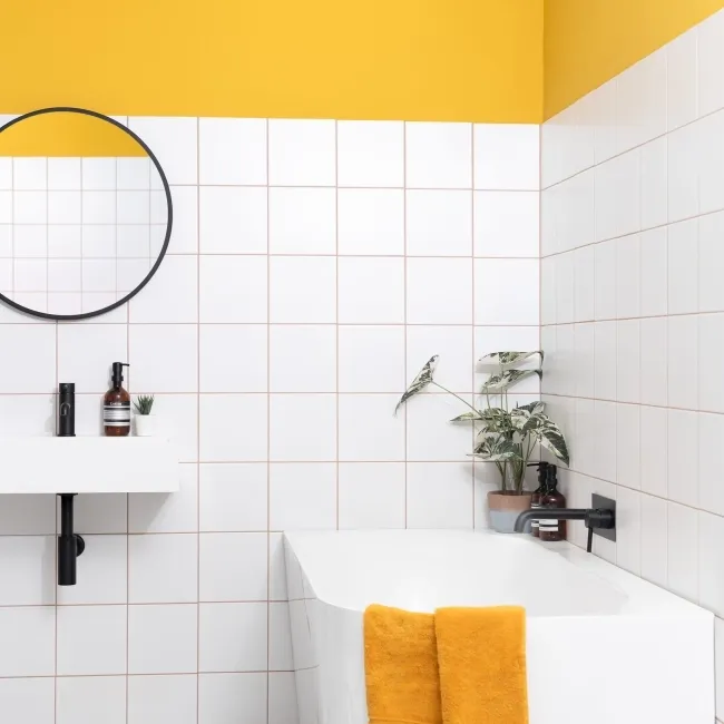 MonoEdge White Matt Ceramic Wall Tiles 200x200