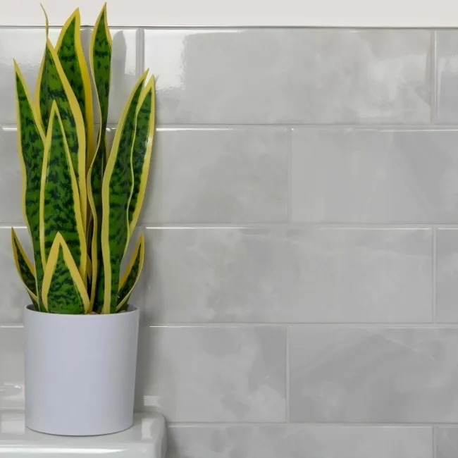 Passion Onyx Clouds Light Grey Marble Effect Wall Tiles