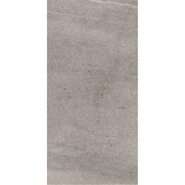 Serenity Grey Rectified Matt Stone Effect Tile 600x300