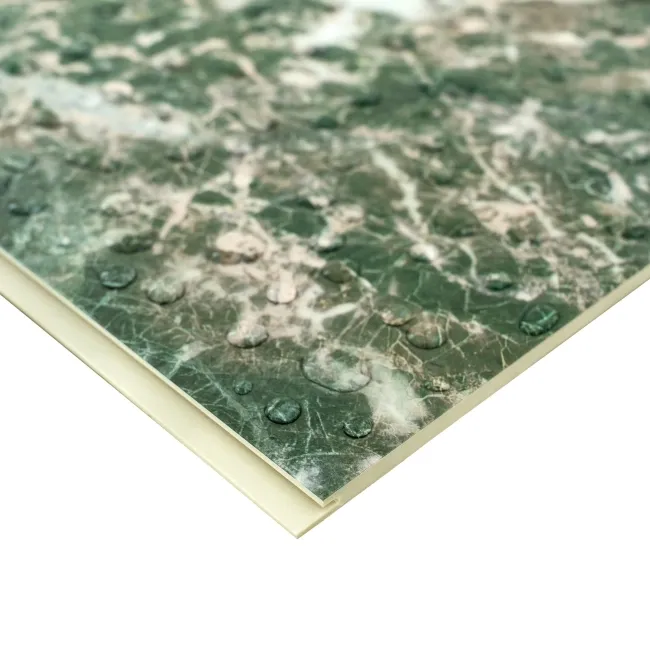 Trepanel Aqua Luxe® Green Dramatic Marble Effect Embossed Gloss SPC XXL Wall Panel