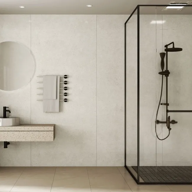 Trepanel Aqua Luxe® Bone Stone Effect Satin SPC XXL Wall Panel