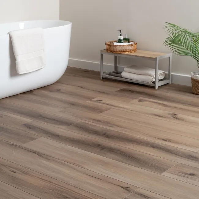 Trepanel Lux Warm Oak LVT Wood Effect Plank SPC Vinyl Flooring