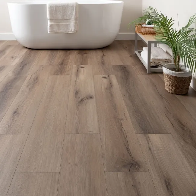 Trepanel Lux Warm Oak LVT Wood Effect Plank SPC Vinyl Flooring