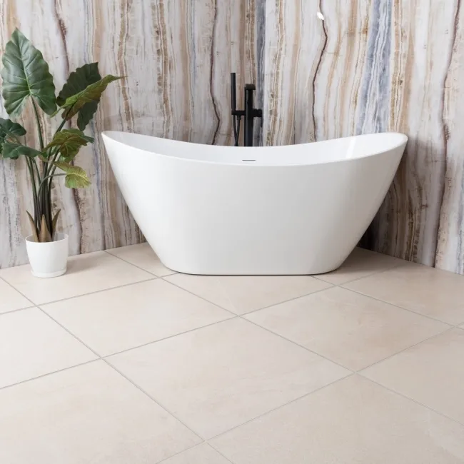 Driftstone Matt Beige Anti-Slip Stone Effect Wall and Floor Tiles