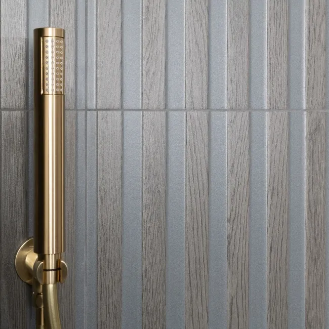 Timber Wood Brown Slat Wengue Ceramic Wall Tile