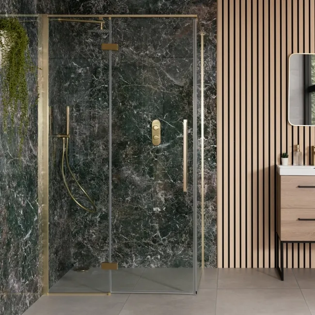 Trepanel Aqua Luxe® Green Dramatic Marble Effect Embossed Gloss SPC XXL Wall Panel