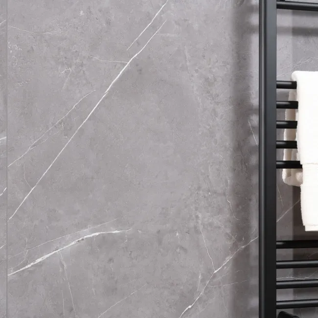 Trepanel Aqua Luxe® Grey Textured Natural Stone Effect Matt SPC XXL Wall Panel