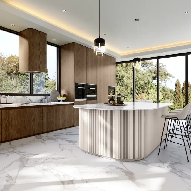 Trepanel Flex® White Flexible Wood Panels 1200x600