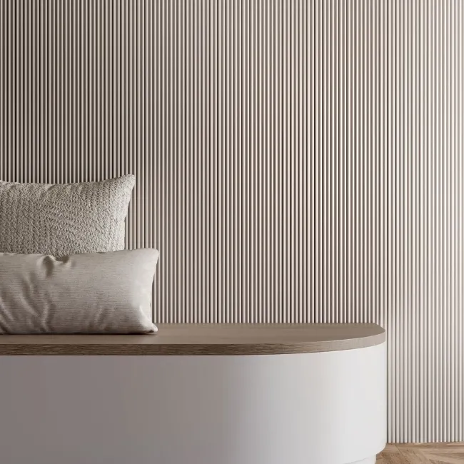 Trepanel Flex® White Flexible Wood Panels 2400x300