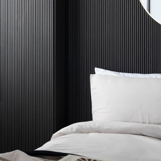 Trepanel Flex® Noir Black Flexible Wood Panels 2400x300