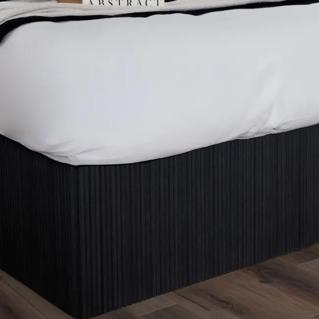 Trepanel Flex® Noir Black Flexible Wood Panels 2400x300