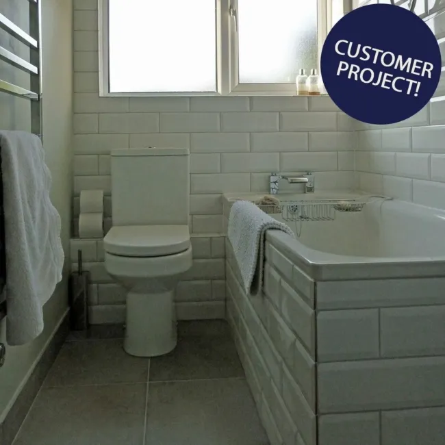 Blanc Ceramic White Gloss Metro Tiles