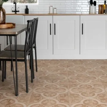 Ledbury Terracotta Orange Pattern Wall and Floors Tiles