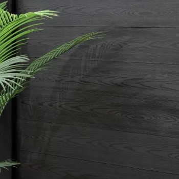 LuxeLine Composite Classic Fence Slats 180cm - Black (Pack of 2)