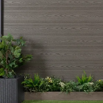 LuxeLine Composite Classic Fence Slats 180cm - Light Grey (Pack of 2)