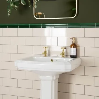 Rico Cream Gloss Flat Metro Wall Tiles 200x100