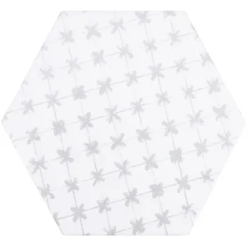 Souk Patchwork Hexagon Grey Patterned Matt Wall and Floor Tiles