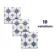 Cinders® Lux Star Azure Layer Tech Pattern Tiles