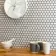 Pixel White 23x23 Hexagon Matt Mosaic Tiles