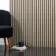 Trepanel® Chevron Hessian Beige Acoustic Wood Wall Panels