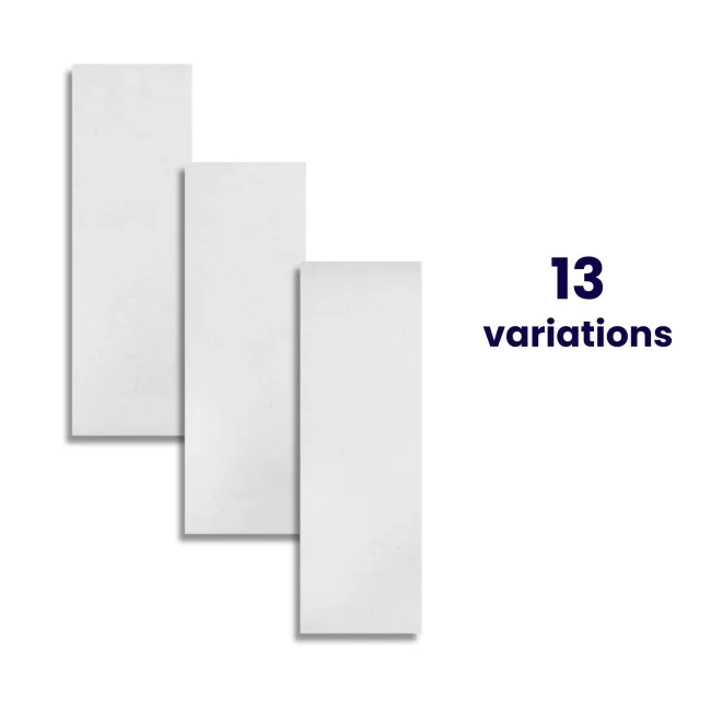 Dover White Matt Stone Effect Wall Tiles