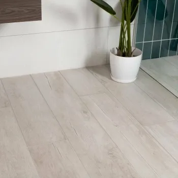 Madera White Porcelain Wall and Floor Tiles