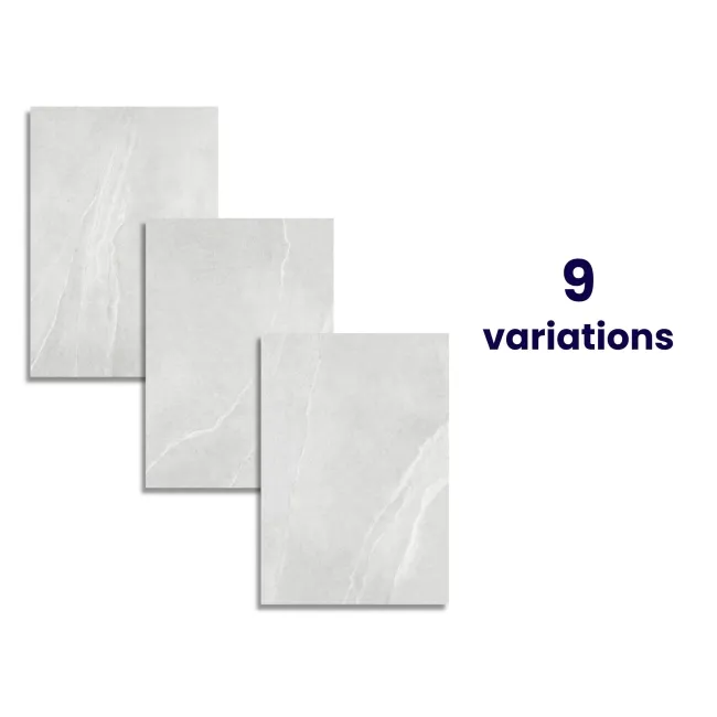 Nuova Grey Stone Effect Matt Porcelain Outdoor Slab Tile