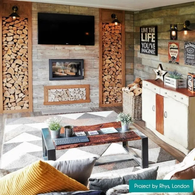 Rustic Oak Barn Wood Effect Ceramic Floor Tiles