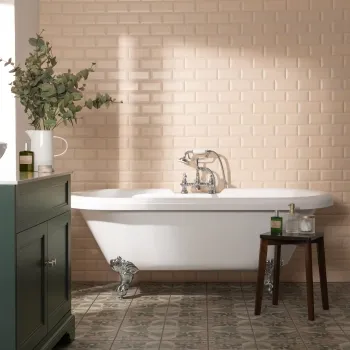 Oxford Circus Matt Cream Metro Tile