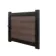 LuxeLine® Walnut Garden Gate 750x900mm - Standard Handle