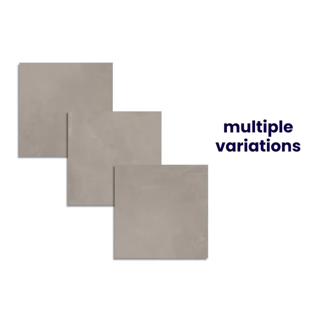 Azuma Matt Silver Grey Stone Effect 600x600 Tile