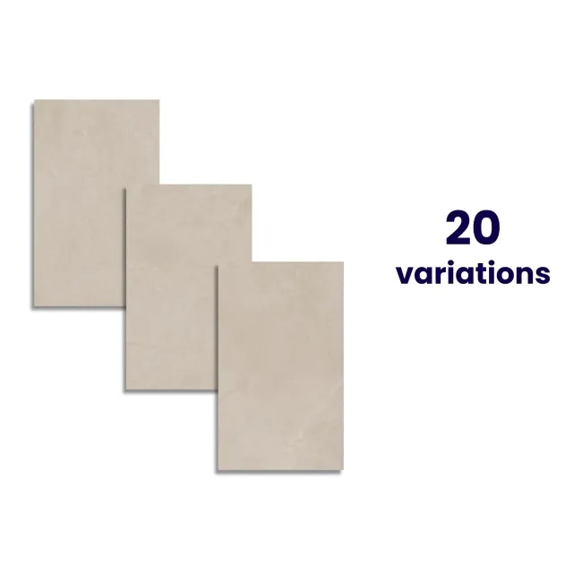 Seville Cream Matt Stone Effect Wall Tiles