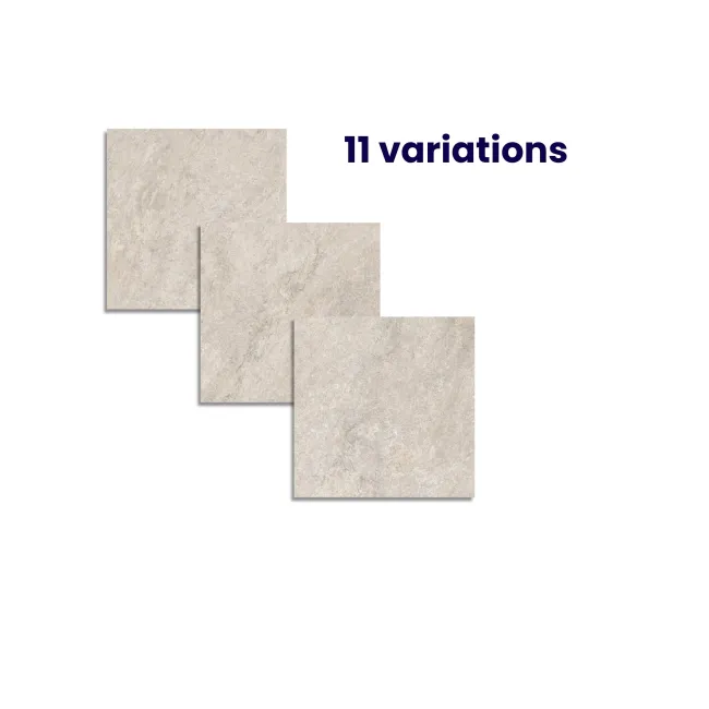 Quarstone Beige Stone Effect Matt Anti Slip Outdoor Porcelain Slab