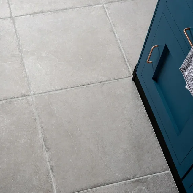 Witton Grey Matt Stone Effect Wall And Floor Tiles