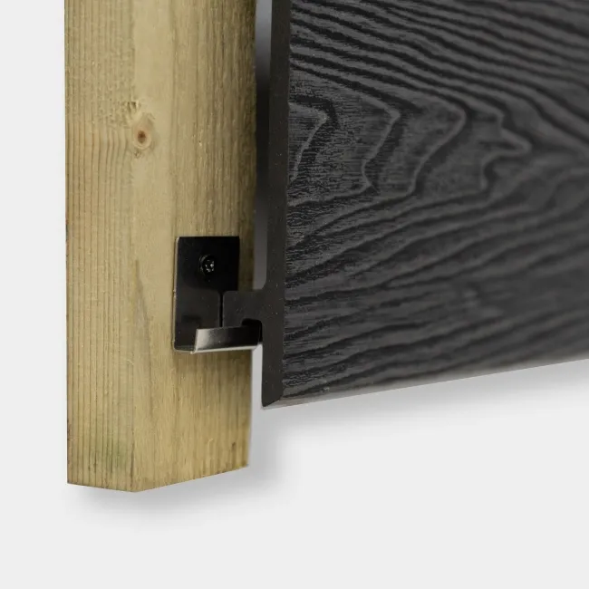 LuxeLine® Shiplap Composite Cladding Starter Clips - Pack Of 25