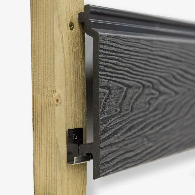 LuxeLine® Shiplap Composite Cladding Starter Clips - Pack Of 25