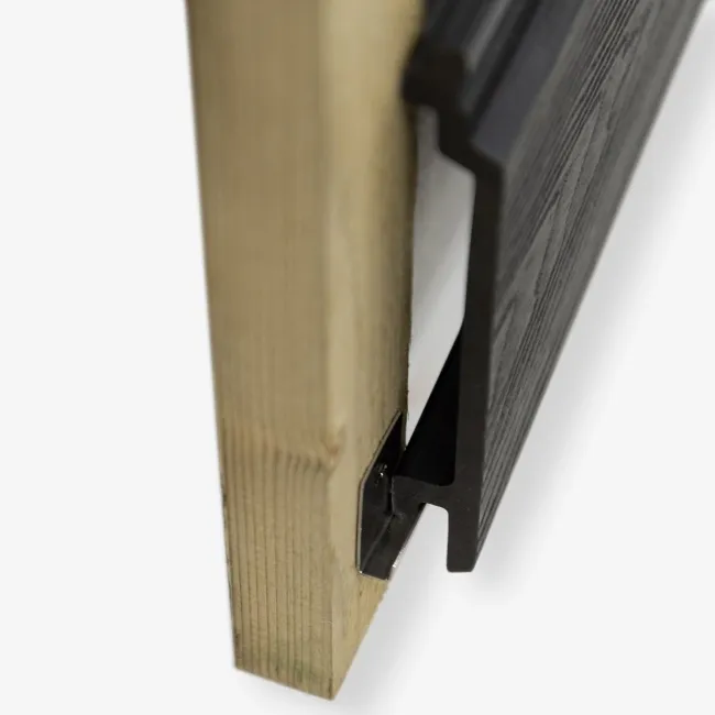 LuxeLine® Shiplap Composite Cladding Starter Clips - Pack Of 25